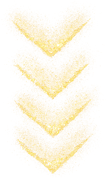 gold glitter arrow